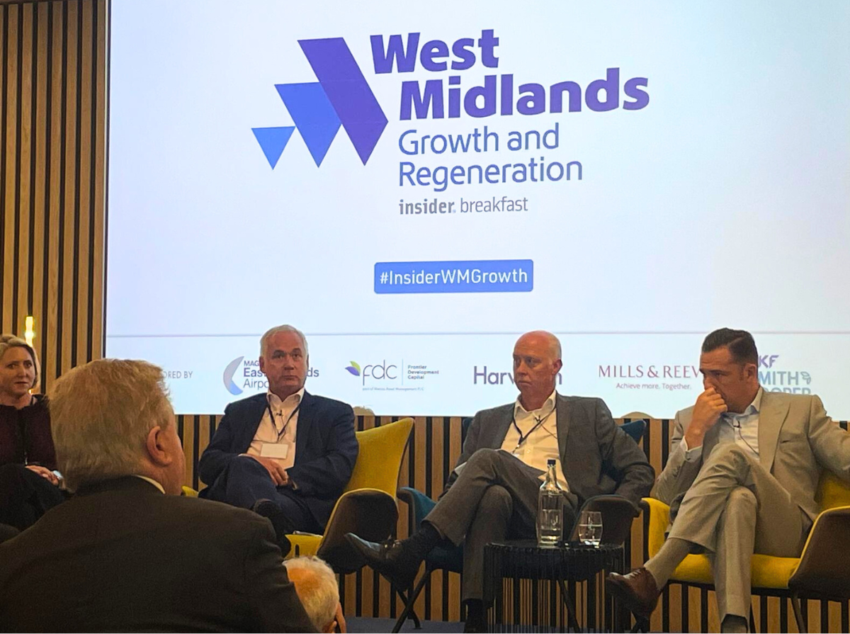 A Panel Of Experts At The Insider Media Growth And Regeneration Breakfast In The West Midlands